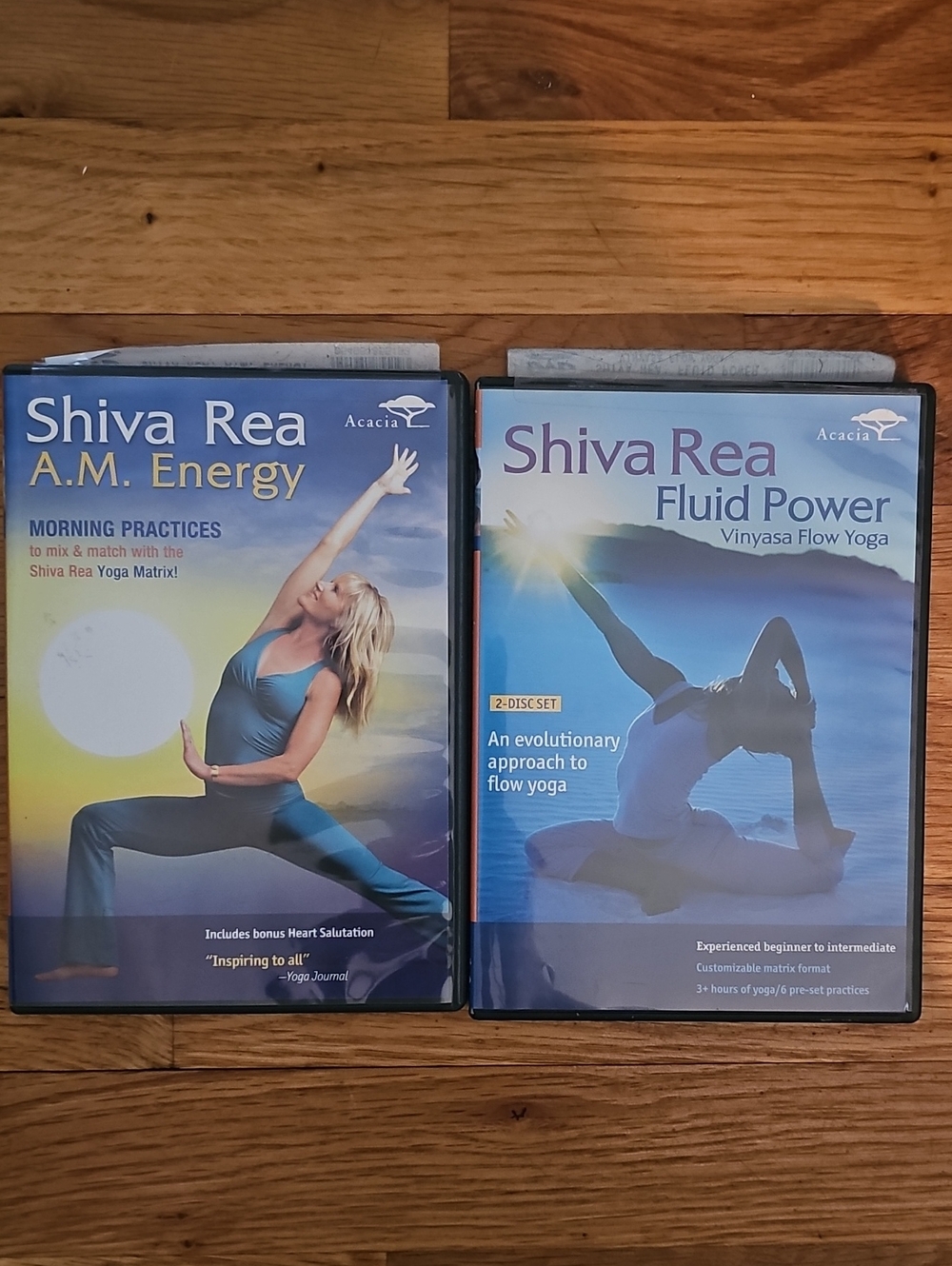Shiva Rea Yoga DVD Bundle Fluid Power & A.M. Energy Complete